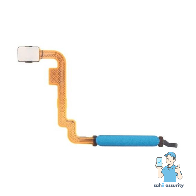 Fingerprint Sensor with Flex Cable for Xiaomi Redmi Note 10S Blue